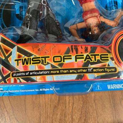 LOT 83 A: Jakks Pacific WWF Collection; Slammers Action Ring, NIP Final Count Series 1 Twist Of Fate, & More