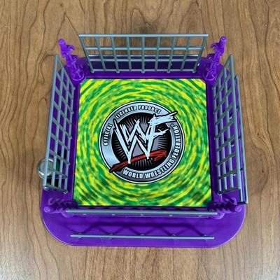 LOT 83 A: Jakks Pacific WWF Collection; Slammers Action Ring, NIP Final Count Series 1 Twist Of Fate, & More