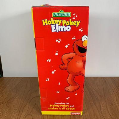 LOT 85 A: Sesame Street Elmo Collection; 2008 Fisher-Price Elmo Live! & 2002 Hokey Pokey Elmo, Limited Edition 25th Anniversary...