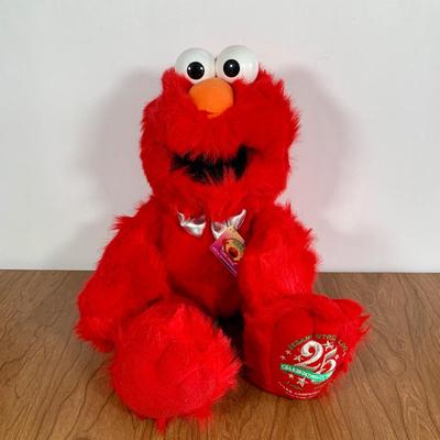 LOT 85 A: Sesame Street Elmo Collection; 2008 Fisher-Price Elmo Live! & 2002 Hokey Pokey Elmo, Limited Edition 25th Anniversary...