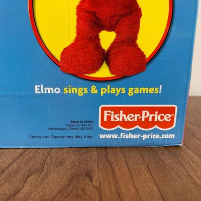 LOT 85 A: Sesame Street Elmo Collection; 2008 Fisher-Price Elmo Live! & 2002 Hokey Pokey Elmo, Limited Edition 25th Anniversary...