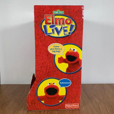 LOT 85 A: Sesame Street Elmo Collection; 2008 Fisher-Price Elmo Live! & 2002 Hokey Pokey Elmo, Limited Edition 25th Anniversary...