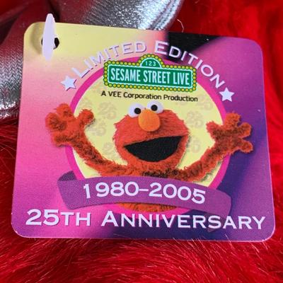 LOT 85 A: Sesame Street Elmo Collection; 2008 Fisher-Price Elmo Live! & 2002 Hokey Pokey Elmo, Limited Edition 25th Anniversary...