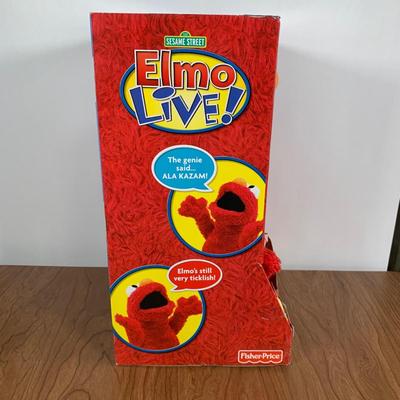 LOT 85 A: Sesame Street Elmo Collection; 2008 Fisher-Price Elmo Live! & 2002 Hokey Pokey Elmo, Limited Edition 25th Anniversary...