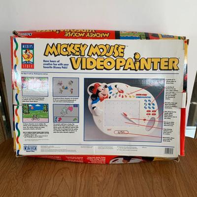 LOT 88 B: 2000 Wild Planet Radio DJ Broadcast Studio & 1993 Vtech Disney's Mickey Mouse Video Painter