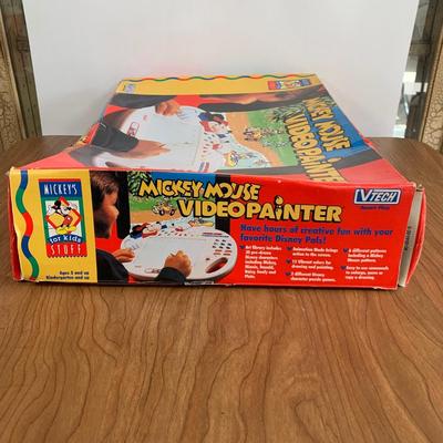 LOT 88 B: 2000 Wild Planet Radio DJ Broadcast Studio & 1993 Vtech Disney's Mickey Mouse Video Painter