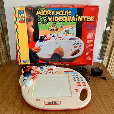 LOT 88 B: 2000 Wild Planet Radio DJ Broadcast Studio & 1993 Vtech Disney's Mickey Mouse Video Painter