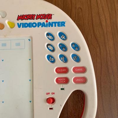 LOT 88 B: 2000 Wild Planet Radio DJ Broadcast Studio & 1993 Vtech Disney's Mickey Mouse Video Painter