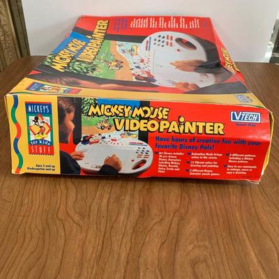 LOT 88 B: 2000 Wild Planet Radio DJ Broadcast Studio & 1993 Vtech Disney's Mickey Mouse Video Painter