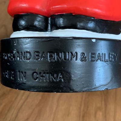 LOT 89 A: Vintage David Larible Ringling Bros. And Barnum & Bailey Clown Doll w/ Clown Coin Bank, & More