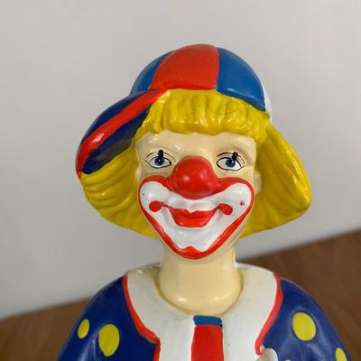 LOT 89 A: Vintage David Larible Ringling Bros. And Barnum & Bailey Clown Doll w/ Clown Coin Bank, & More
