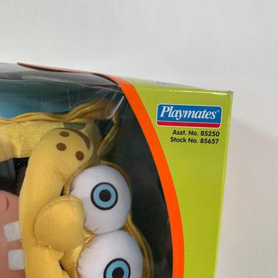 LOT 92 A: 2006 NIP Playmates Water Babies Collection; Sesame Street Oscar The Grouch, Disney Eeyore, & Nickelodeon SpongeBob SquarePants