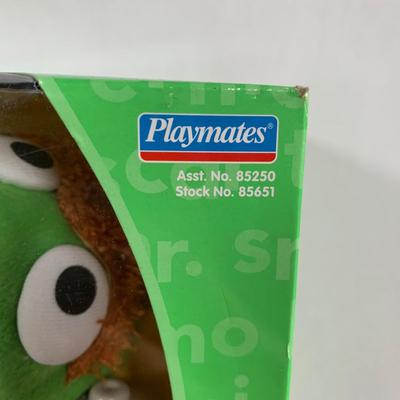 LOT 92 A: 2006 NIP Playmates Water Babies Collection; Sesame Street Oscar The Grouch, Disney Eeyore, & Nickelodeon SpongeBob SquarePants