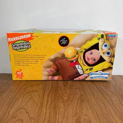 LOT 92 A: 2006 NIP Playmates Water Babies Collection; Sesame Street Oscar The Grouch, Disney Eeyore, & Nickelodeon SpongeBob SquarePants