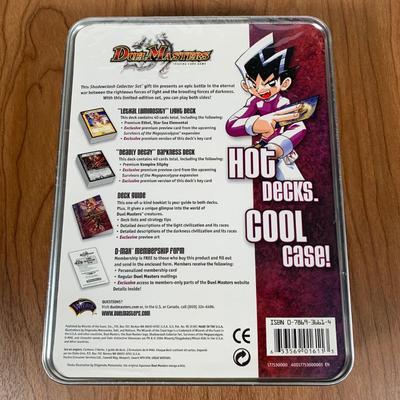 LOT 93 A: NIP Limited Edition 2004 Wizards Of The Coast Duel Masters TCG Shadowclash Collector Set