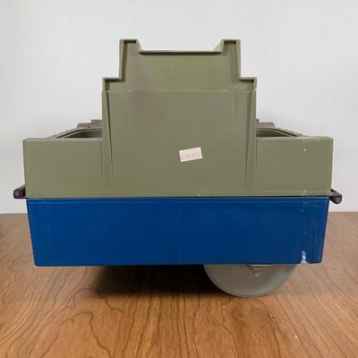 LOT 96 B: 1991 Kenner Animated Batman Wayne Manor Bat Cave Playset