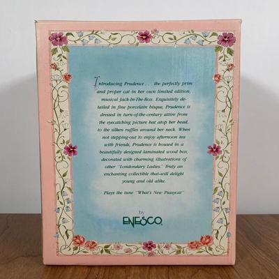 LOT 98 A: NIP 1988 Limited Edition Numbered Jeanette Curley Enesco Gift Gallery Londondary Ladies "Prudence" Musical Jack In...