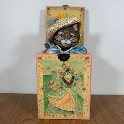 LOT 98 A: NIP 1988 Limited Edition Numbered Jeanette Curley Enesco Gift Gallery Londondary Ladies "Prudence" Musical Jack In...