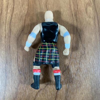 LOT 100 A: 1998 NWO WCW C-Pen, 1999 Collectible Playing Cards, & Miniature Figurines