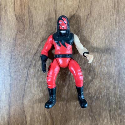 LOT 100 A: 1998 NWO WCW C-Pen, 1999 Collectible Playing Cards, & Miniature Figurines