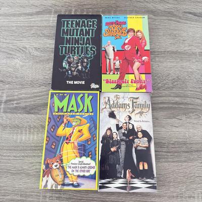 LOT 101B: VHS Tapes: Back to the Future II, Coneheads, The Addams Family, Austin Powers, Keaton Batman & Batman Returns, Teenage...