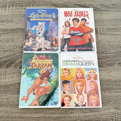 LOT 103A: Disney DVDs: Tarzan, Finding Nemo, Monsters Inc, High School Musical 2, 102 Dalmatians, Freaky Friday & More