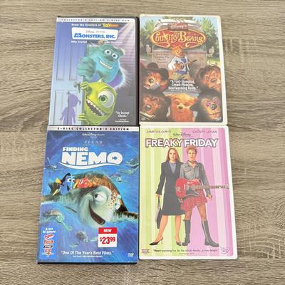 LOT 103A: Disney DVDs: Tarzan, Finding Nemo, Monsters Inc, High School Musical 2, 102 Dalmatians, Freaky Friday & More