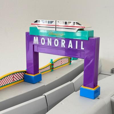 LOT 105B: Disney Parks Model Monorail Switch Station Walt Disney World Disneyland