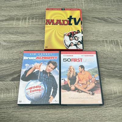 LOT 109B: Comedy DVDs: Fresh Prince of Bel Air, Family Guy, The Truman Show, Christmas Vacation, Ghostbusters, Clueless & More