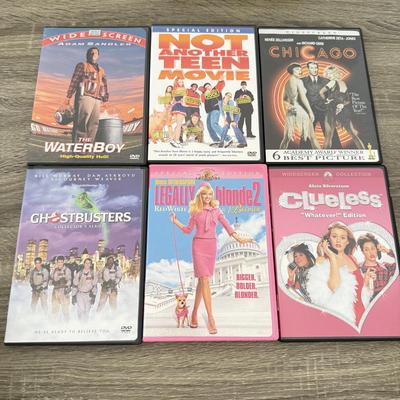 LOT 109B: Comedy DVDs: Fresh Prince of Bel Air, Family Guy, The Truman Show, Christmas Vacation, Ghostbusters, Clueless & More