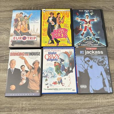 LOT 109B: Comedy DVDs: Fresh Prince of Bel Air, Family Guy, The Truman Show, Christmas Vacation, Ghostbusters, Clueless & More
