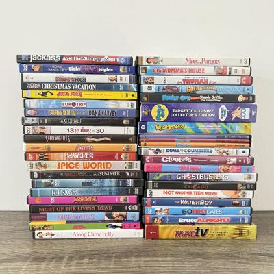 LOT 109B: Comedy DVDs: Fresh Prince of Bel Air, Family Guy, The Truman Show, Christmas Vacation, Ghostbusters, Clueless & More