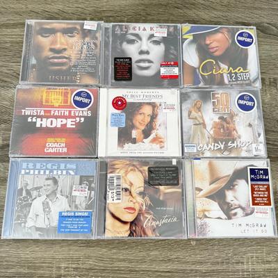 LOT 110B: NIP CDs: Madonna, No Doubt, Pat Benetar, Alicia Keys, Usher, 50 Cent & More