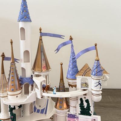 LOT 114B: 1998 Disney Trendmasters Beauty and the Beast Light-Up Castle Playset
