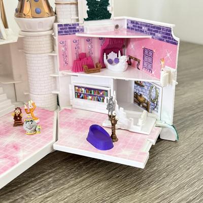 LOT 114B: 1998 Disney Trendmasters Beauty and the Beast Light-Up Castle Playset