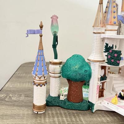 LOT 114B: 1998 Disney Trendmasters Beauty and the Beast Light-Up Castle Playset