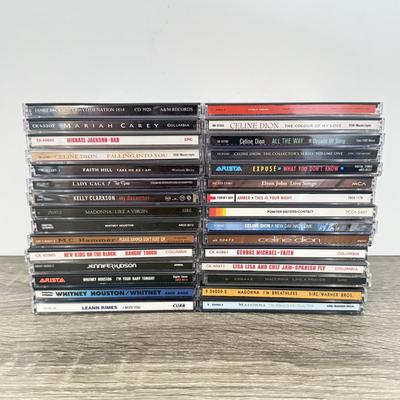 LOT 115B: CD Collection: Lady Gaga, Michael Jackson, MC Hammer, Mariah Carey, Madonna, Celine Dion & More