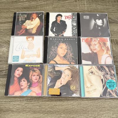 LOT 115B: CD Collection: Lady Gaga, Michael Jackson, MC Hammer, Mariah Carey, Madonna, Celine Dion & More