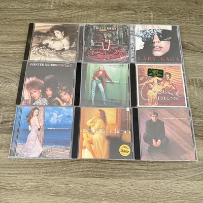 LOT 115B: CD Collection: Lady Gaga, Michael Jackson, MC Hammer, Mariah Carey, Madonna, Celine Dion & More
