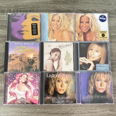 LOT 120B: CD Collection: Mariah Carey, Celine Dion, LeAnn Rimes, Barbara Streisand & More