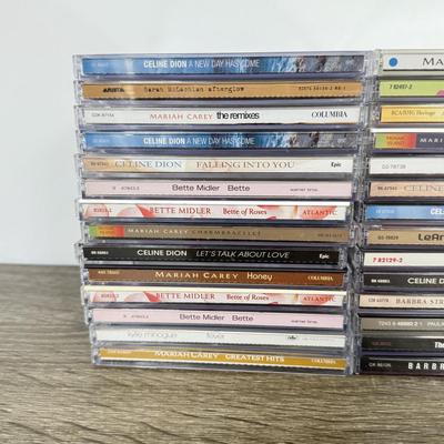 LOT 120B: CD Collection: Mariah Carey, Celine Dion, LeAnn Rimes, Barbara Streisand & More