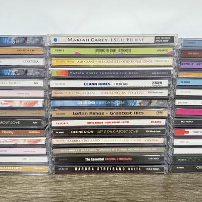 LOT 120B: CD Collection: Mariah Carey, Celine Dion, LeAnn Rimes, Barbara Streisand & More