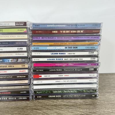 LOT 120B: CD Collection: Mariah Carey, Celine Dion, LeAnn Rimes, Barbara Streisand & More