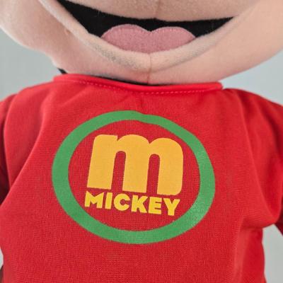 LOT 121A: Mickey Baseball & Cargo Pants Mickey Jumbo Stuffed Toys