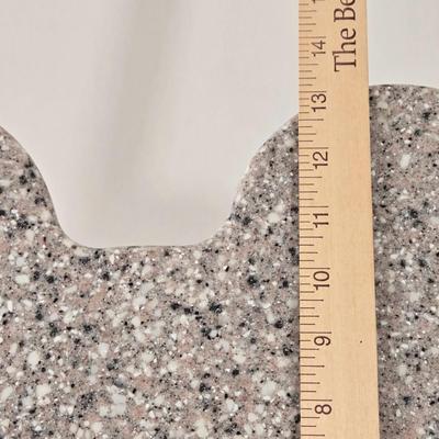 LOT 124B: Mickey Mouse Head Shaped Cutting Board, Metal Trivet, Bowls with Mickey's Feet, Minnie Mouse Cup and Saucer, and Minnie...