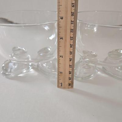 LOT 124B: Mickey Mouse Head Shaped Cutting Board, Metal Trivet, Bowls with Mickey's Feet, Minnie Mouse Cup and Saucer, and Minnie...