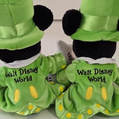 LOT 126B: Mickey, Eeyore, and Stitch All ready For St. Patrick's Day