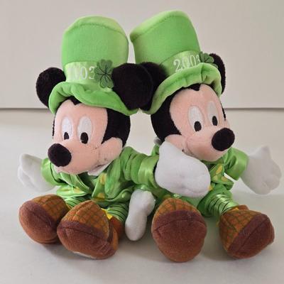 LOT 126B: Mickey, Eeyore, and Stitch All ready For St. Patrick's Day
