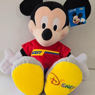 LOT 127B: Mickey and His Twin Jumbo Stuffed Toys