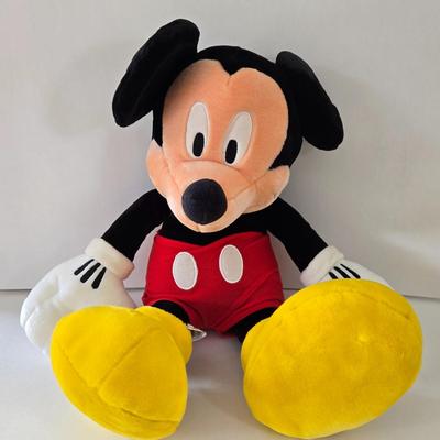 LOT 127B: Mickey and His Twin Jumbo Stuffed Toys